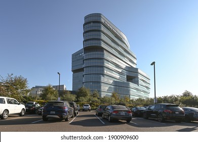 June 12, 2020: UC San Diego Jacobs Medical Center Building And Parking Lot