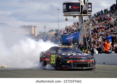 June 12, 2022 - Sonoma, CA, USA: Daniel Suarez Wins The Toyota  Save Mart 350 At Sonoma Raceway In Sonoma, CA.