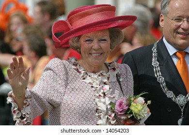 June 2008 - Queen Beatrix Of The Netherlands During Official Public Visit To The City Of The Hague