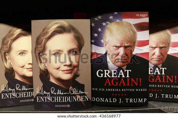 June 2016 Berlin Hillary Clinton Donald Stock Photo Edit Now 436568977