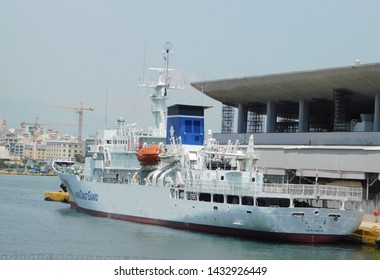 June 2019, Piraeus, Greece.  The Japanese Coast Guard Training Ship Kojima