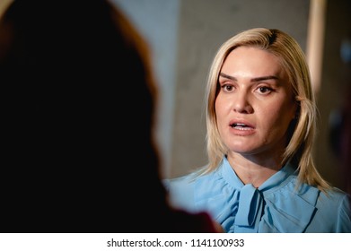 June 21, 2018. Kyiv, Ukraine. Tetiana Ostrikova Member Of The Parliament Of Ukraine, Samopomich Union.