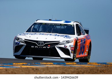 June 21, 2019 - Sonoma, California , USA: Matt DiBenedetto (95) Practices For The TOYOTA/SAVE MART 350 At Sonoma Raceway In Sonoma, California .