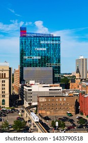 June 23, 2019. Greektown Casino, Hotel In Downtown Detroit, Michigan, USA.