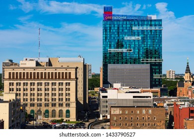 June 23, 2019. Greektown Casino, Hotel In Downtown Detroit, Michigan, USA.