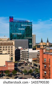 June 23, 2019. Greektown Casino, Hotel In Downtown Detroit, Michigan, USA.