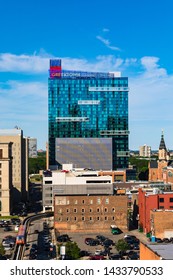 June 23, 2019. Greektown Casino, Hotel In Downtown Detroit, Michigan, USA.