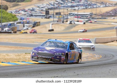 June 24, 2018 - Sonoma, California , USA: Matt DiBenedetto (32) Races Through Turn Ten At The TOYOTA/SAVE MART 350 At Sonoma Raceway In Sonoma, California .