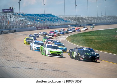 June 25, 2022 - Lebanon, TN, USA: A J Allmendinger Races For Position For The Tennessee Lottery 250 At Nashville Superspeedway In Lebanon, TN.