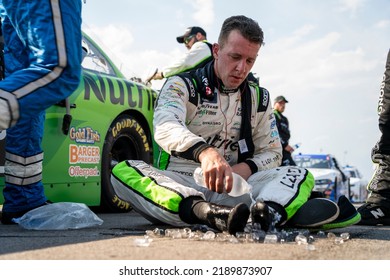 June 25, 2022 - Lebanon, TN, USA: A J Allmendinger Races For Position For The Tennessee Lottery 250 At Nashville Superspeedway In Lebanon, TN.