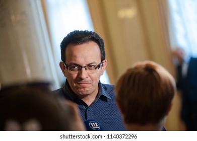 June 26, 2018. Kyiv, Ukraine. Oleh Bereziuk Member Of The Parliament Of Ukraine. Chair Of The Parliamentary Faction Samopomich Union.