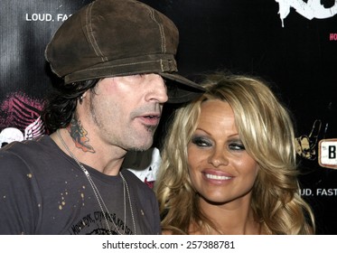 June 30 2005. Tommy Lee And Pamela Anderson Attend At The Rokbar Hollywood Grand Opening Party In Hollywood, California. 