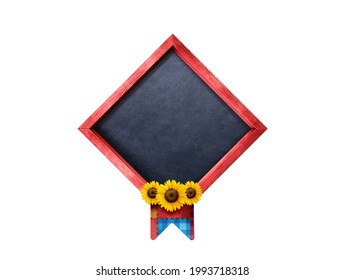 June Party Badge Isolated On White Background 3d Illustration