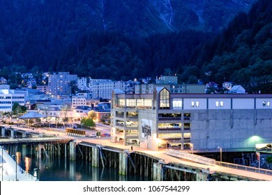 Juneau, Alaska At Night