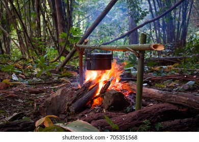 Jungle Cooking Images Stock Photos Vectors Shutterstock