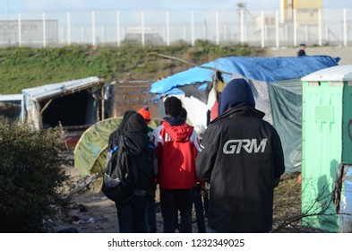 The Jungle, Calais, France. 10/28/16

Migrants Walk Through The Ruins Of The Calais Jungle.
