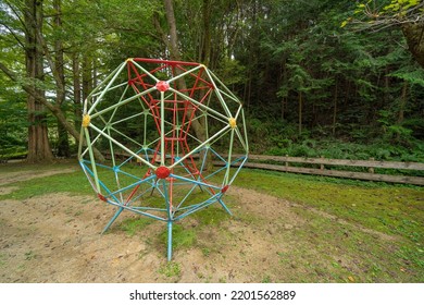 Jungle Gym Placed In A Park