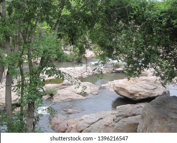 A Jungle Stream Flows Through The Chinnar Wildlife Sanctuary