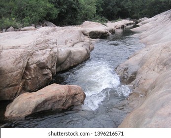 A Jungle Stream Flows Through The Chinnar Wildlife Sanctuary