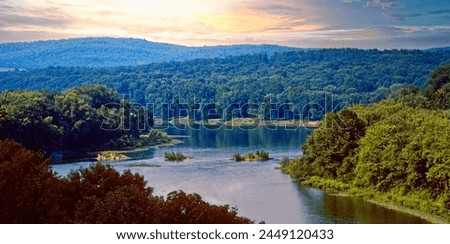 Juniata River, Susquehanna River, Tributary, Central Pennsylvania, 1996