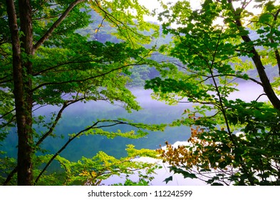 Juniko Lake, Shirakami Sanchi World Heritage, Japan.