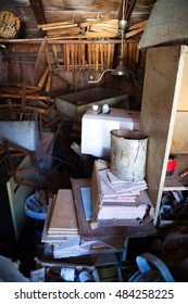 Junk Storage Or Garage Room, Vertical Image