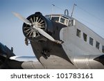 The Junkers Ju 52 was used as an civilian airliner and military aircraft manufactured between 1932 and 1945 by Junkers corporation. It was nicknamed "Tante Ju".