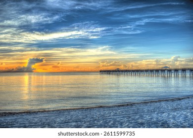 Juno Beach Pier Sunrise Florida