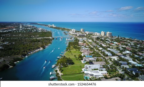 Jupiter Florida Aerial North View