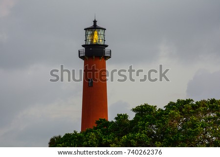 Similar – Image, Stock Photo Tree and lighthouse in Bastorf