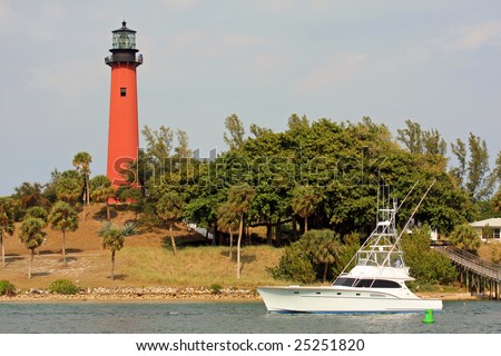 The Jupiter Inlet Lighthouse in Tequesta, Florida