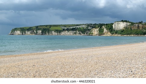 Jurassic Coast In Seaton, Devon