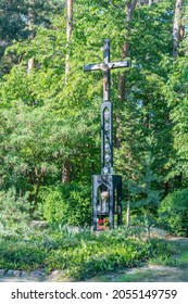 Jurata, Poland - July 20, 2021: Cross From 1980.