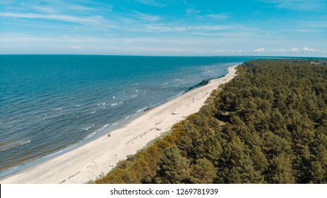 Jurmala Beach In Latvia