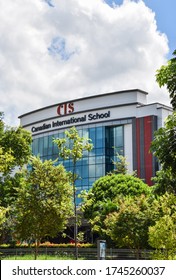 Jurong, Singapore - May 31, 2020: Lakeside Campus of the Canadian International School in the western part of Singapore.
