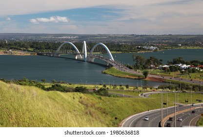 Juscelino Kubitschek Bridge In Brazilian