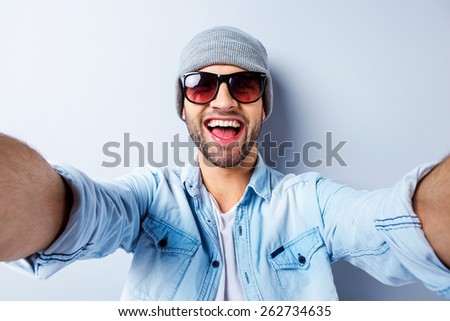 Similar – Image, Stock Photo Look me in the eye, baby !!!
