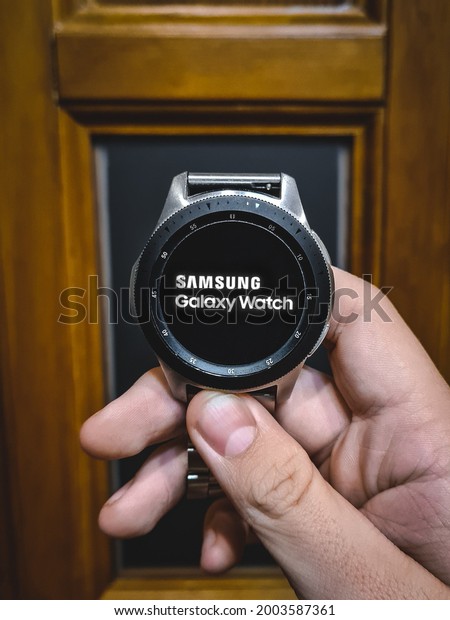 Just showing off the\
Samsung Galaxy Watch