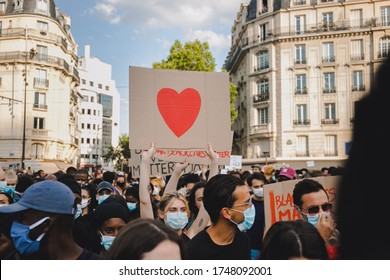 Justice For Adama Traoré And George Floyd In Paris, Paris, France - 02 Jun 2020