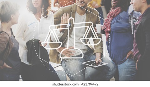 Justice Law Order Legal Graphic Concept - Shutterstock ID 421794472