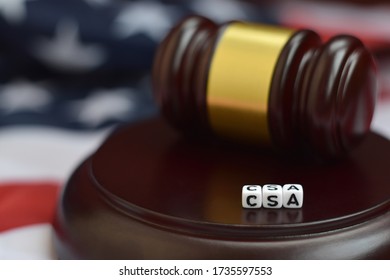 Justice Mallet And CSA Acronym. Controlled Substances Act