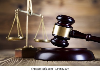 Justice Scale And Gavel