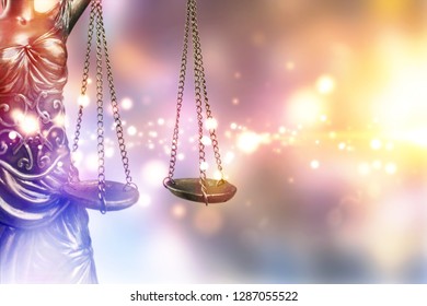 Justice Scale Law Courtroom Abstract Background Lawyer