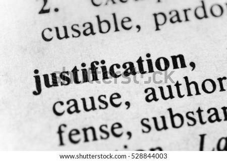 Justification