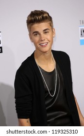 Justin Bieber at the 40th American Music Awards Arrivals, Nokia Theatre, Los Angeles, CA 11-18-12