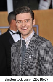Justin Timberlake at the 19th Annual Screen Actors Guild Awards at the Shrine Auditorium, Los Angeles. January 27, 2013  Los Angeles, CA Picture: Paul Smith