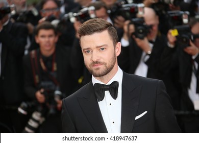 Justin Timberlake attends the 'Cafe Society' premiere and the Opening Night Gala during the 69th Cannes Film Festival at the Palais des Festivals on May 11, 2016 in Cannes, France.