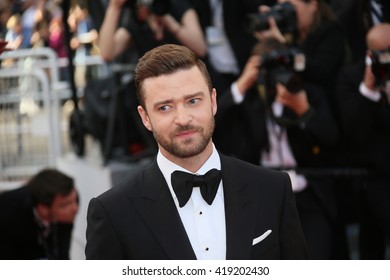  Justin Timberlake attends the 'Cafe Society' premiere and the Opening Night Gala during the 69th Cannes Film Festival at the Palais des Festivals on May 11, 2016 in Cannes, France.
