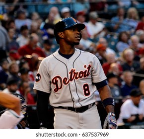 Justin Upton Left Fielder For The Detroit Tigers At Chase Field In Phoenix AZ USA June 9,2017.