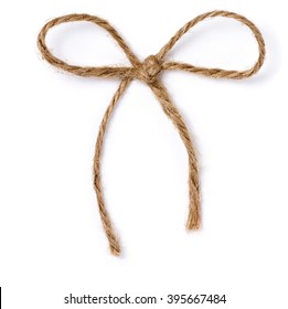 Jute Rope Bow For Packing And Decoration
